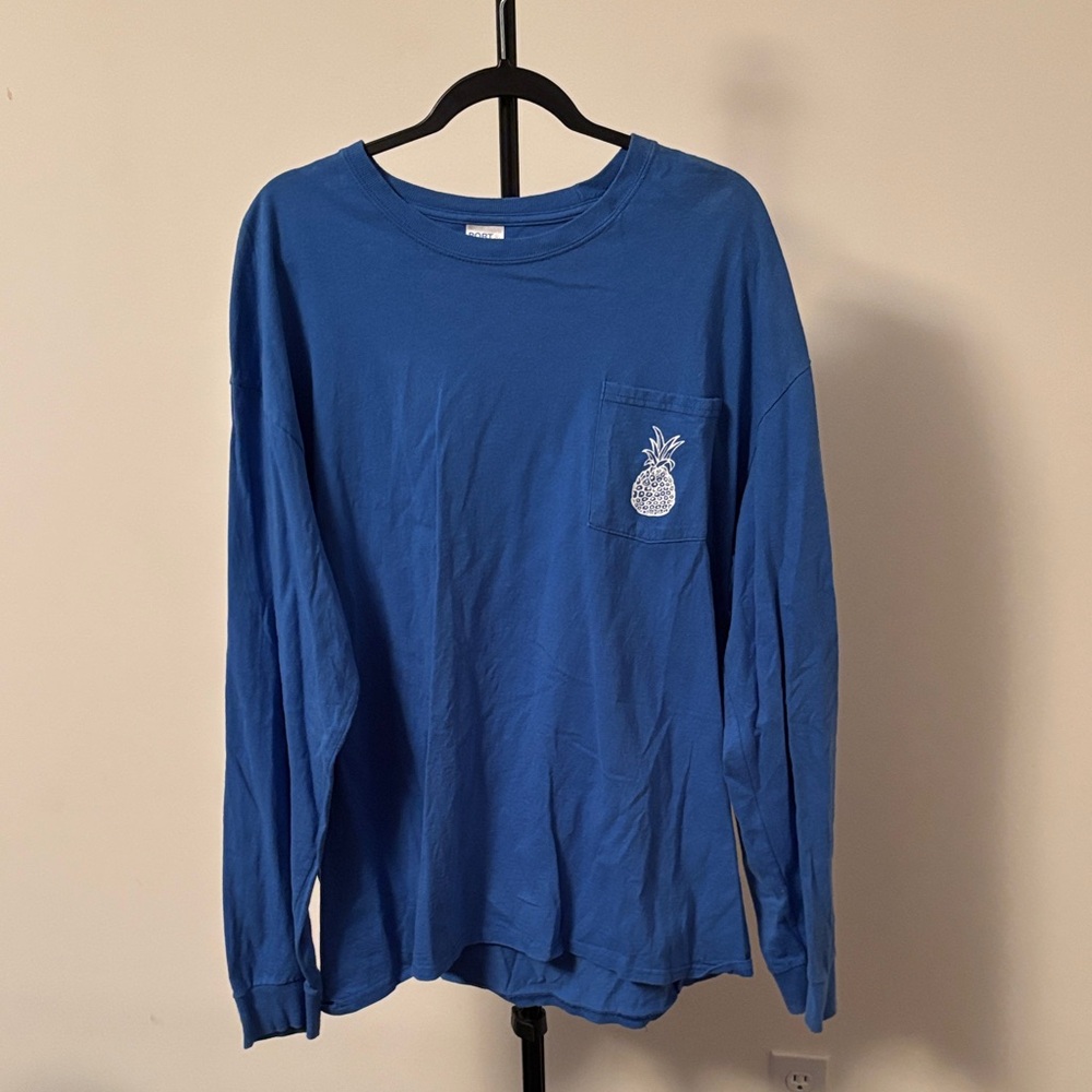 Port and Company Long Sleeve Shirt with Pineapple Pocket